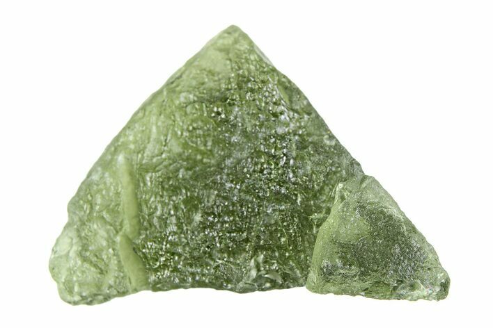 Green Moldavite Tektite ( g) - Czech Republic #359424